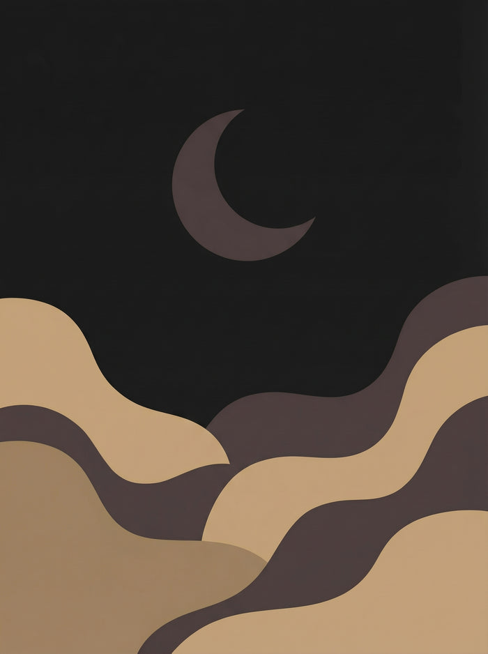 Poster in black frame