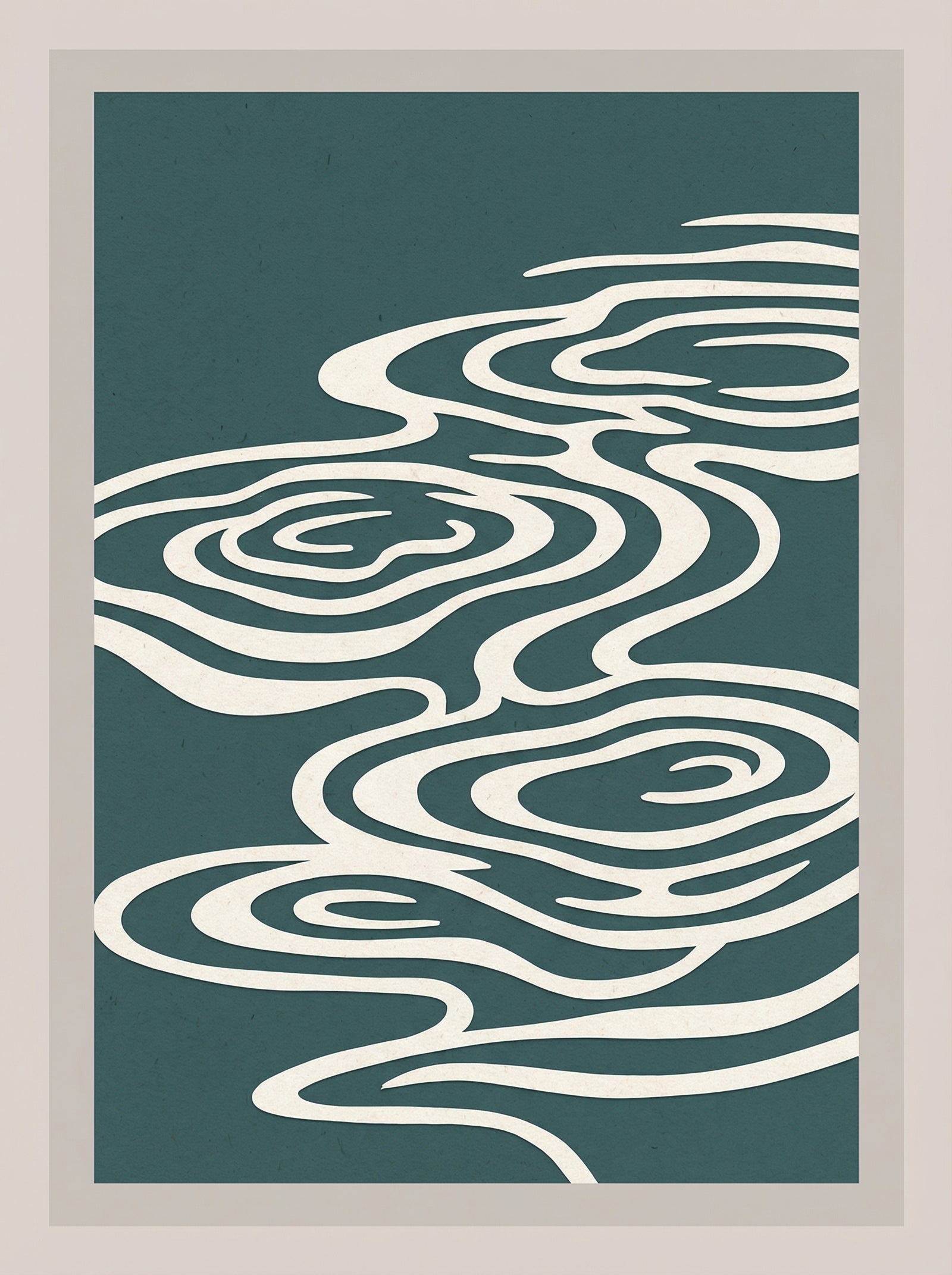 Poster in black frame