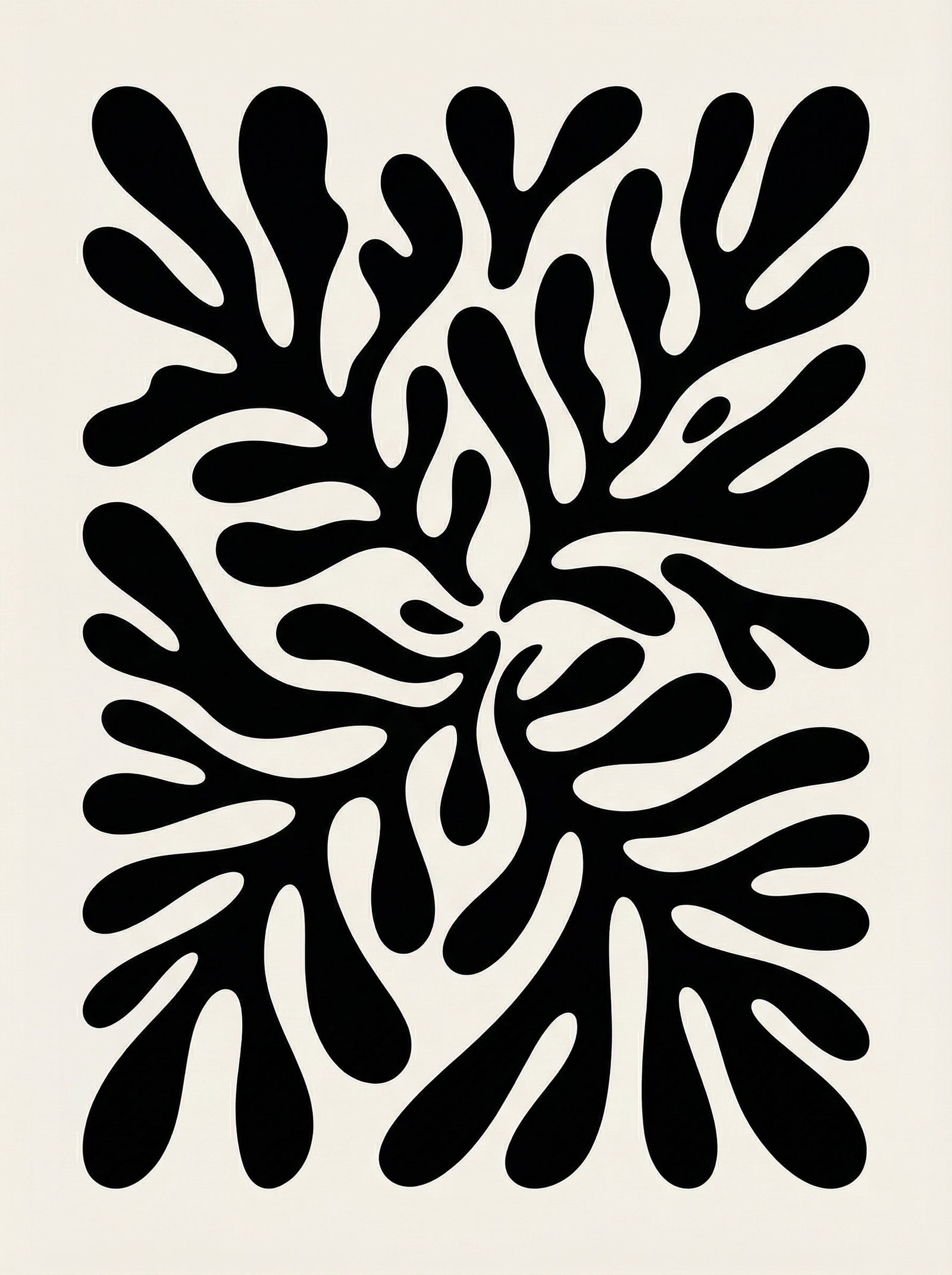 Poster in black frame