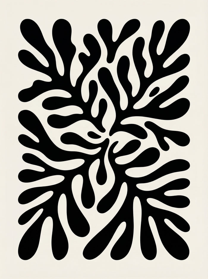 Poster in black frame