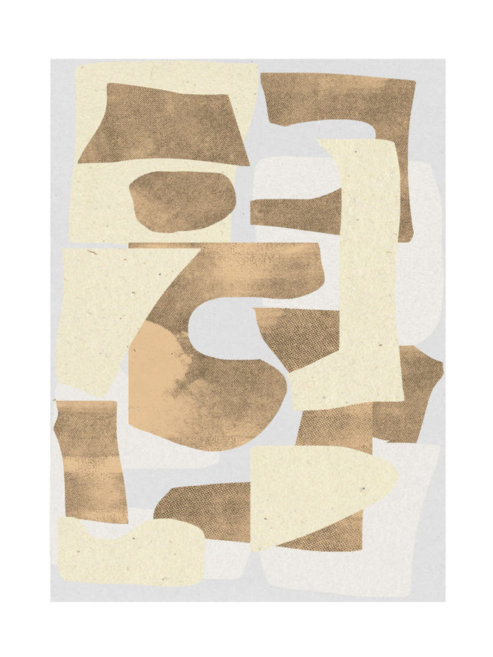 Paper Collage No.4 Poster – plakat og kunsttryk
