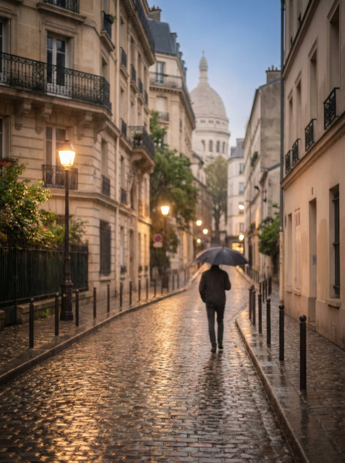 Poster in black frame