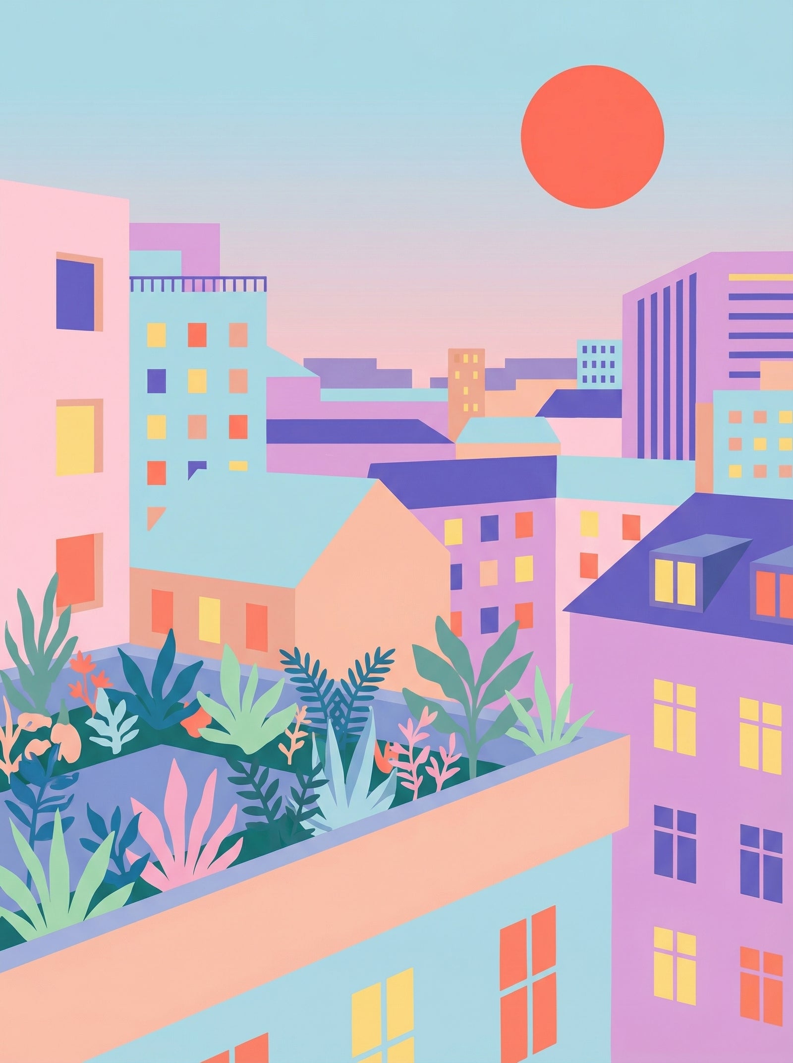 Poster in black frame