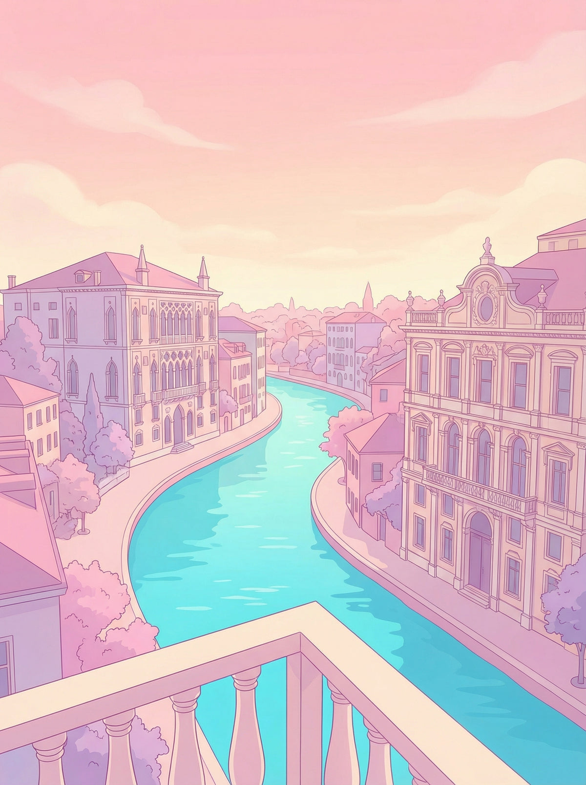 Poster in black frame