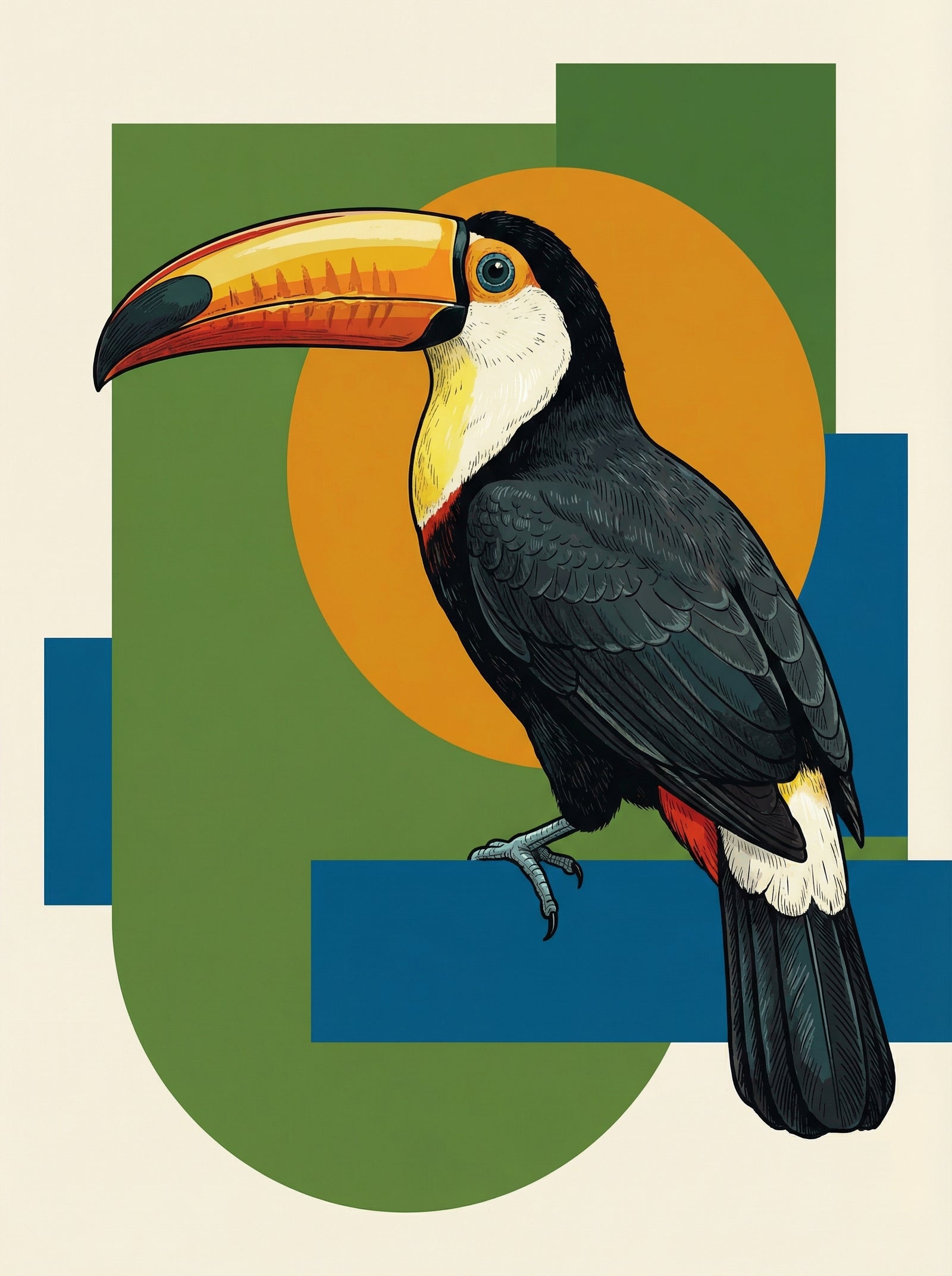 Poster in black frame