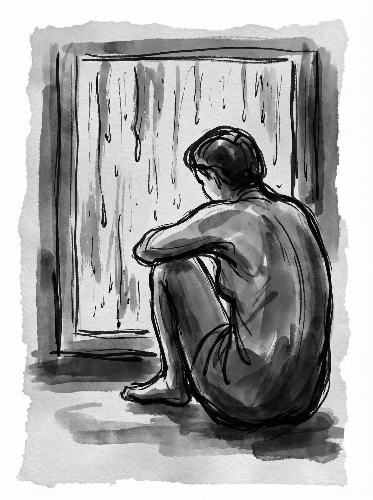 Poster in black frame