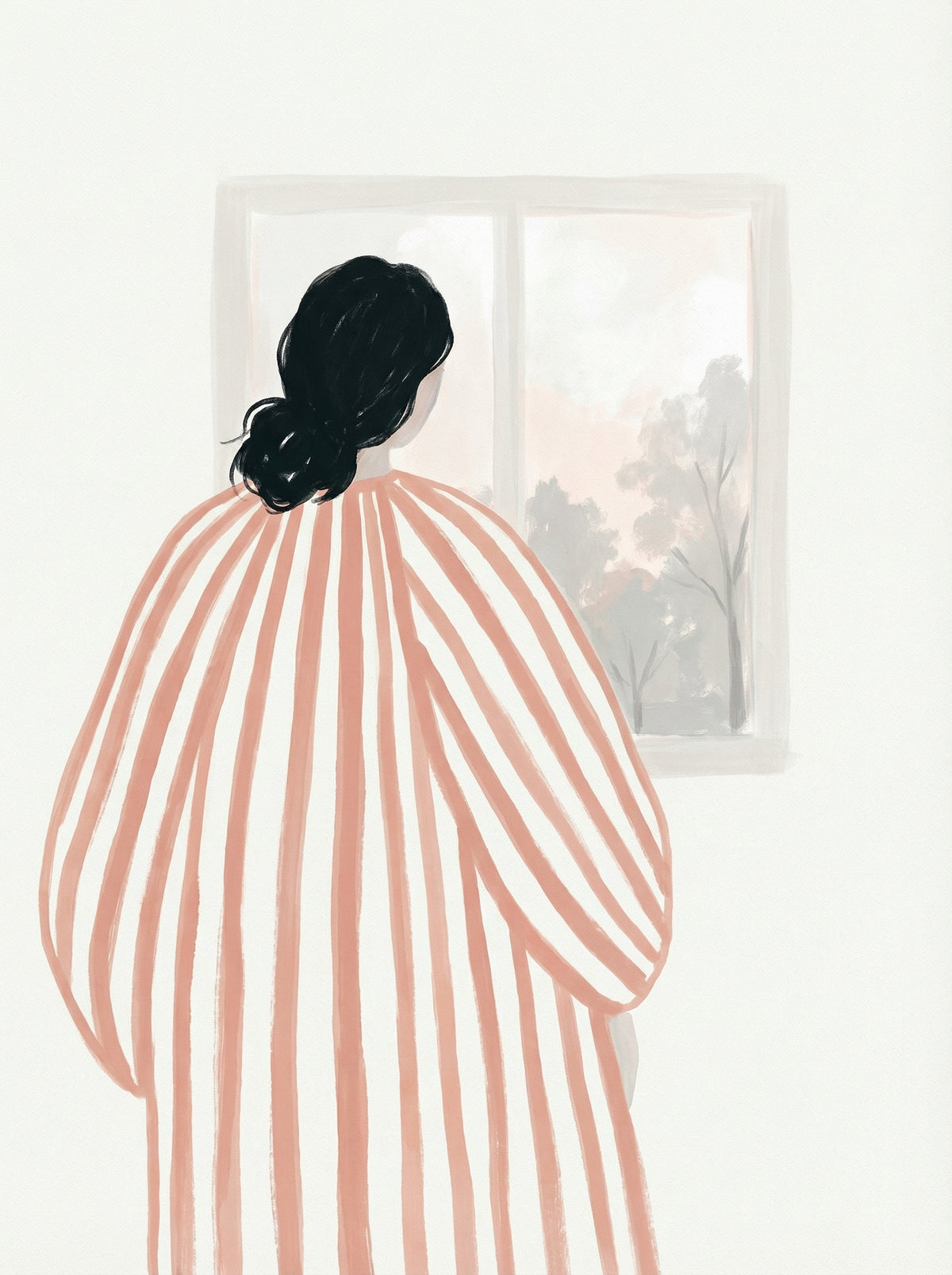 Poster in black frame