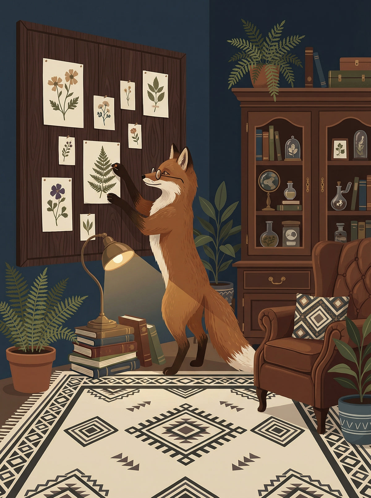 Poster in black frame