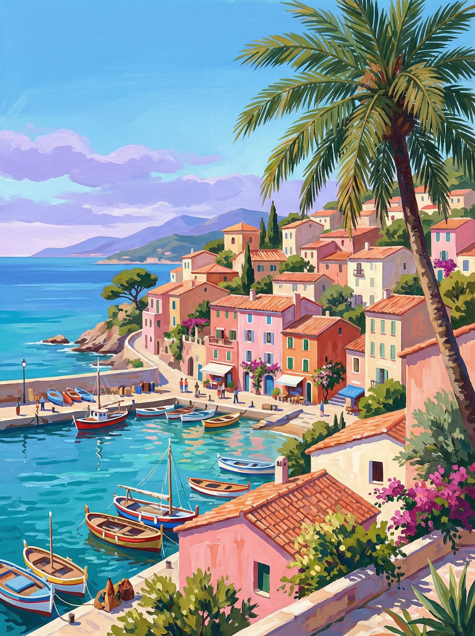 Poster in black frame