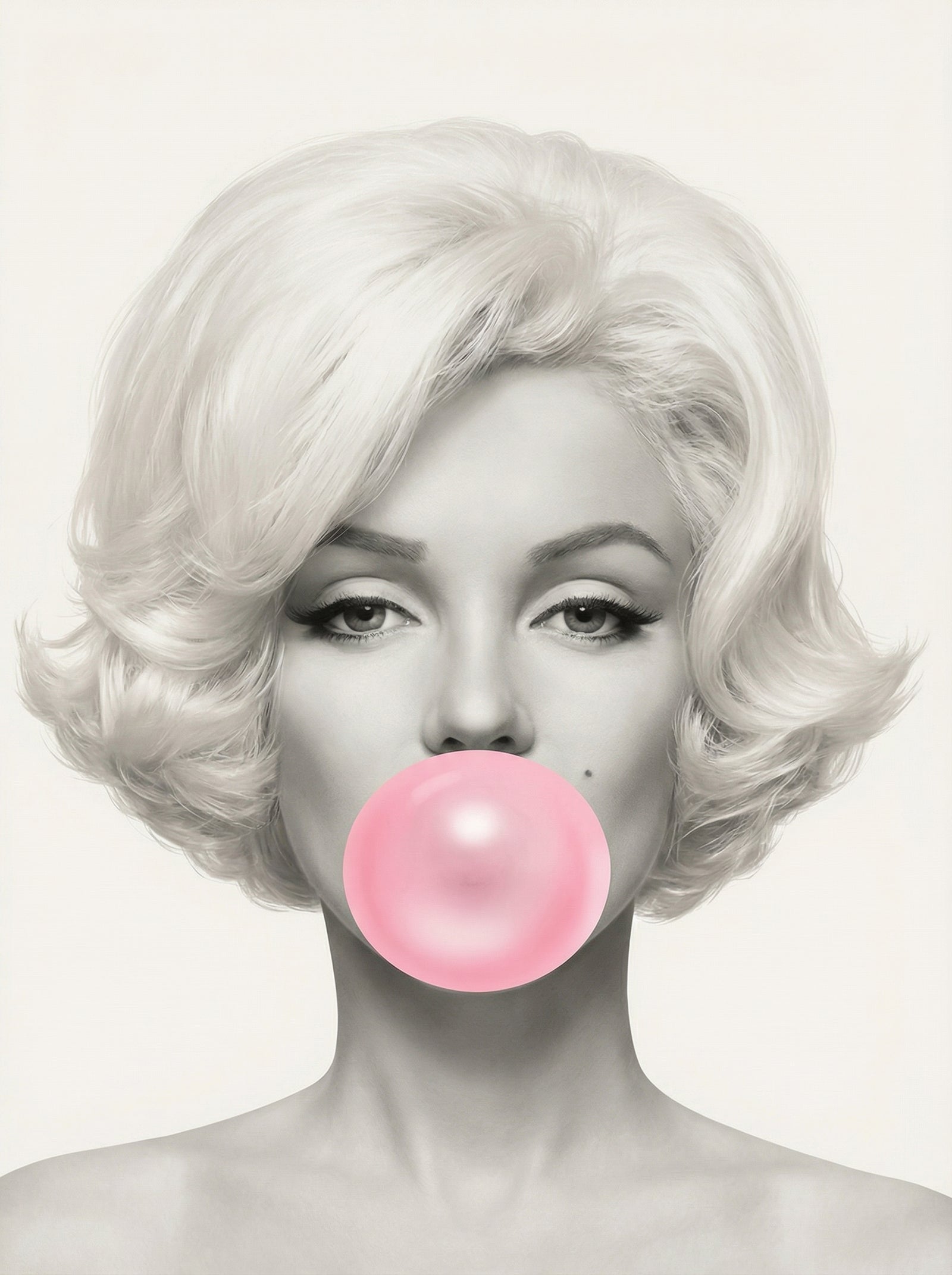 Poster in black frame