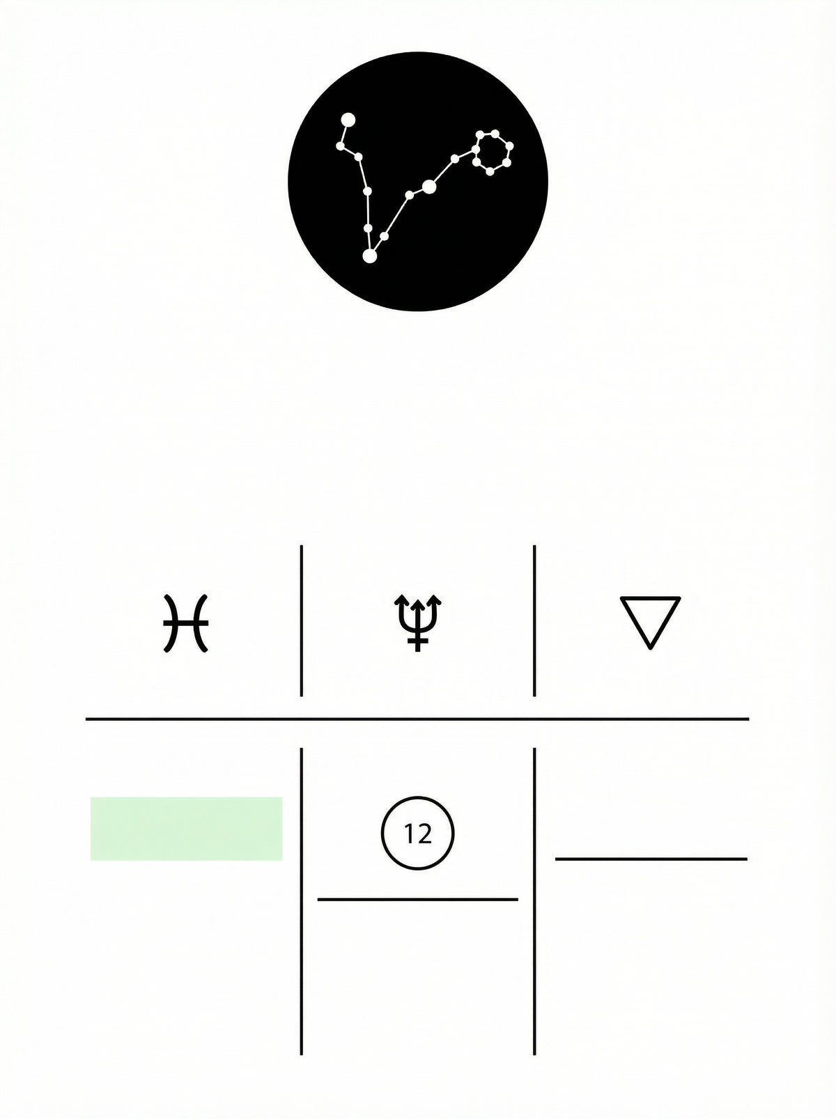 Poster in black frame