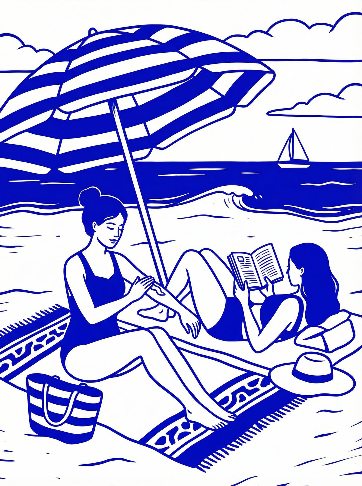 Poster in black frame