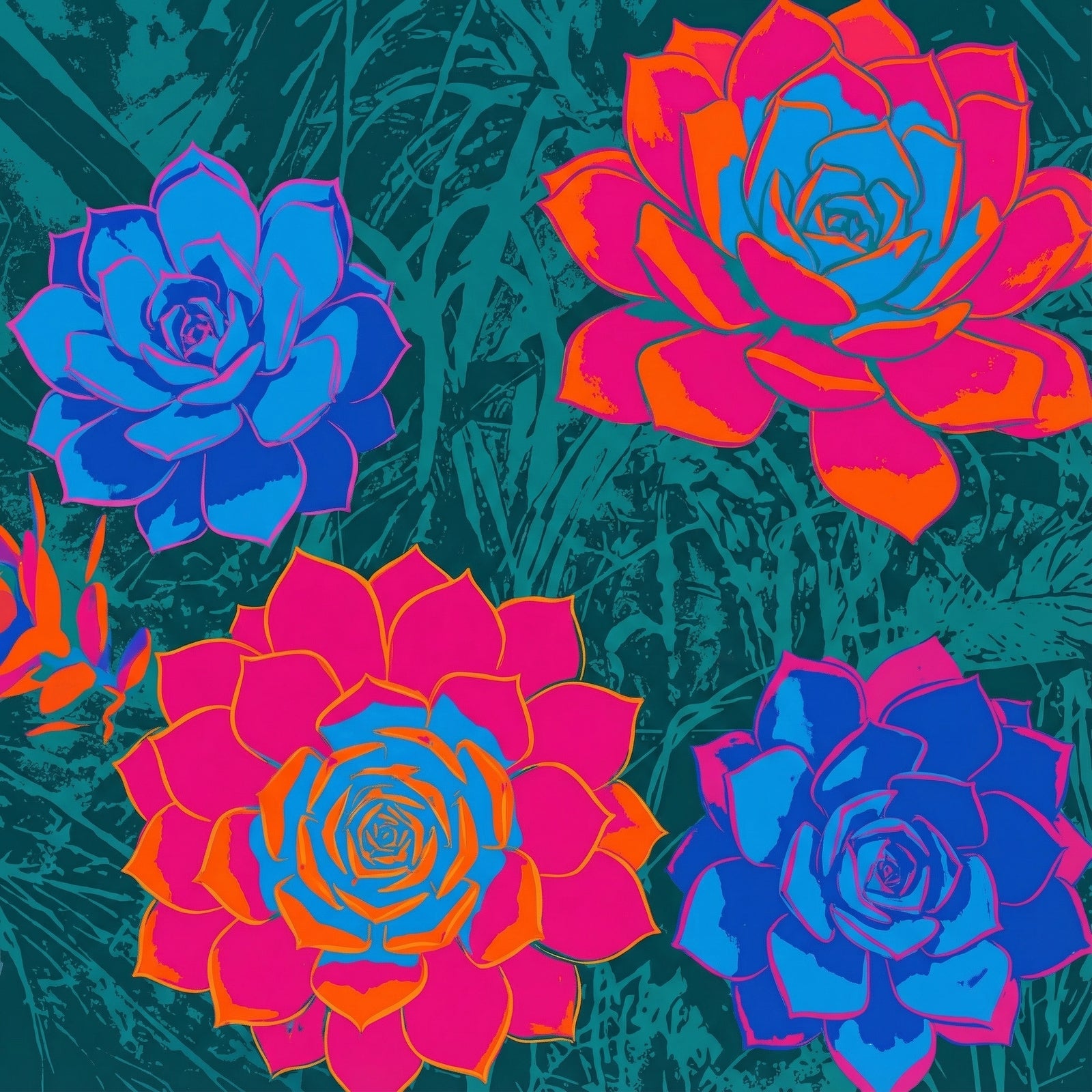 Poster in black frame