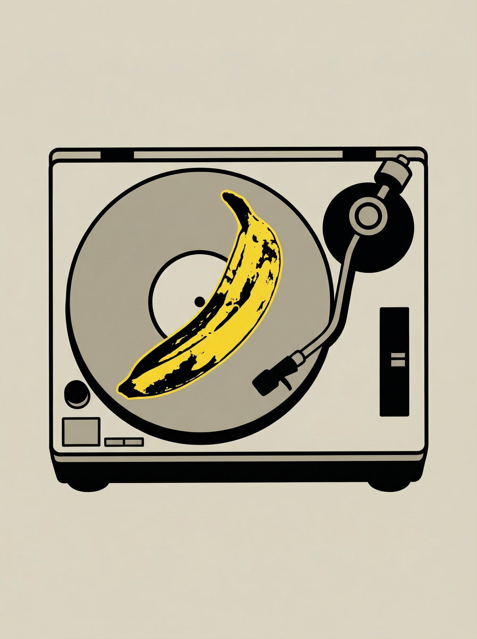 Poster in black frame