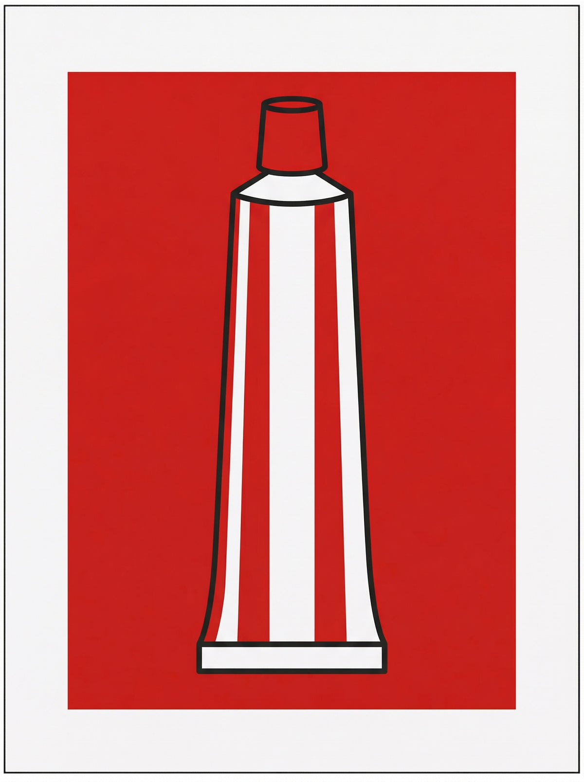 Poster in black frame