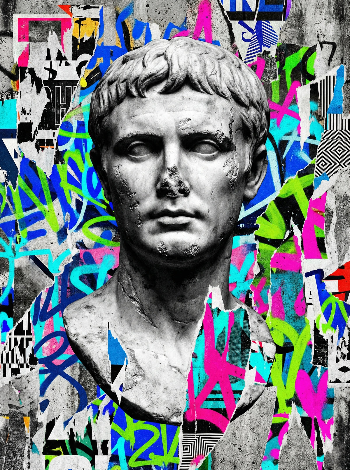 Poster in black frame