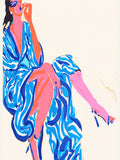 Portrait Woman in robe Poster – plakat og kunsttryk