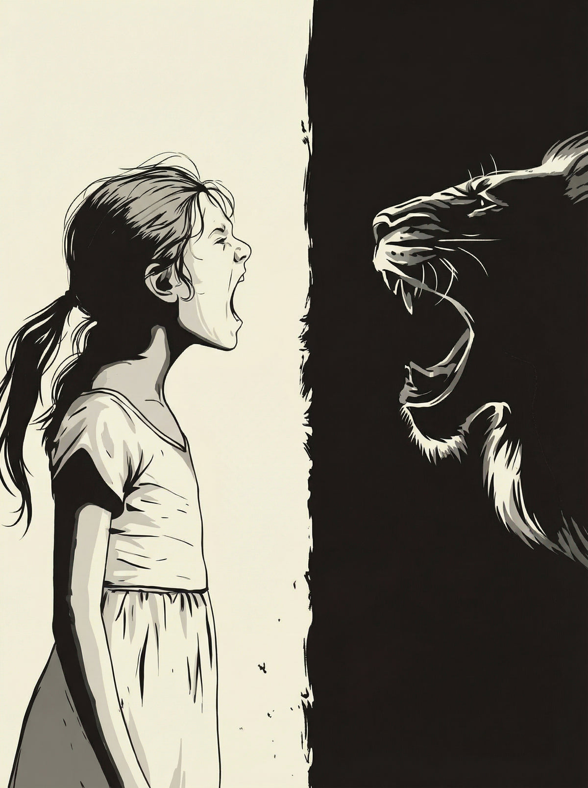 Poster in black frame