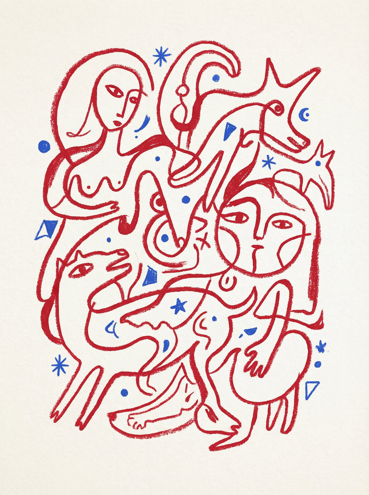 Poster in black frame