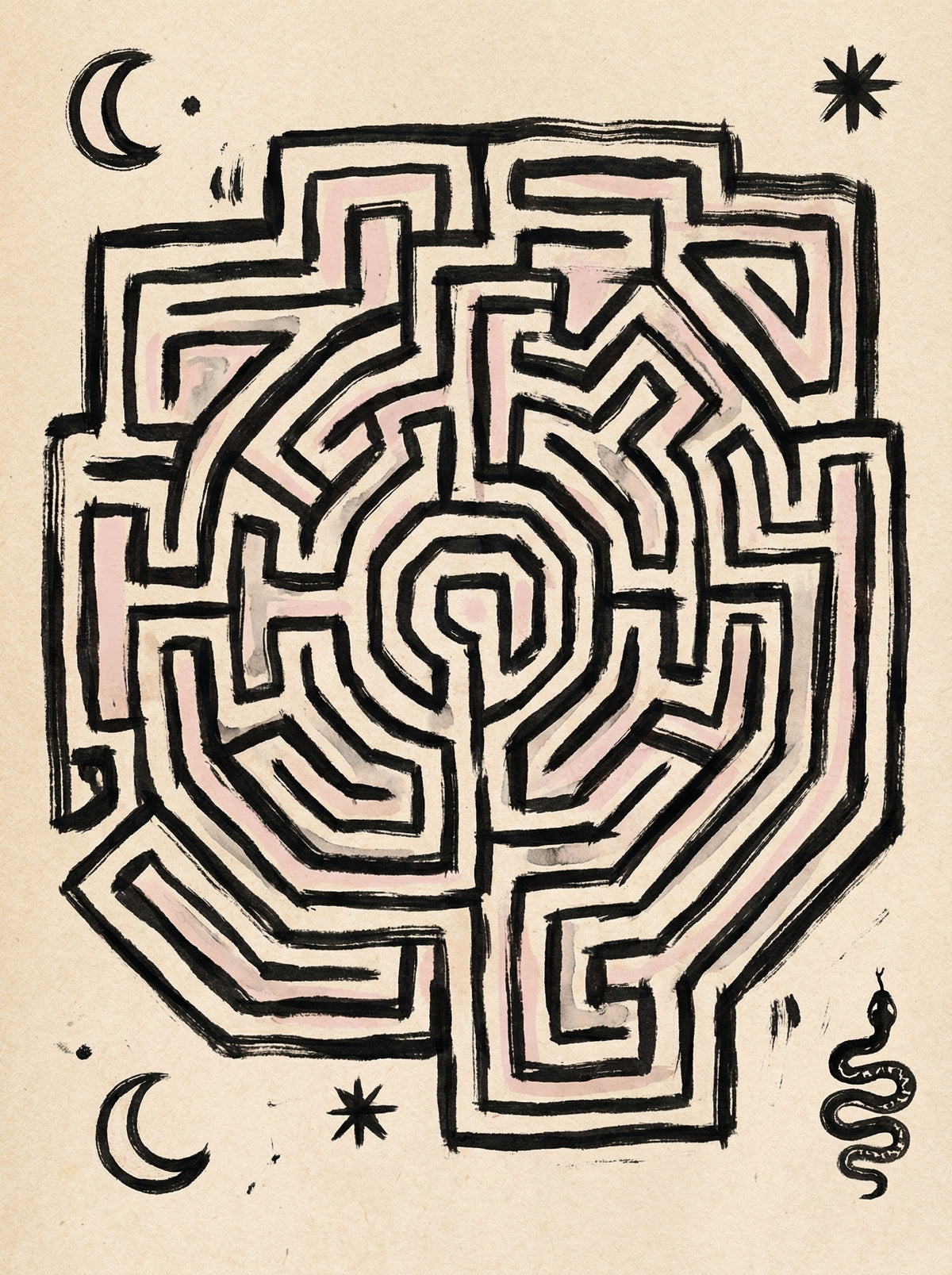 Poster in black frame