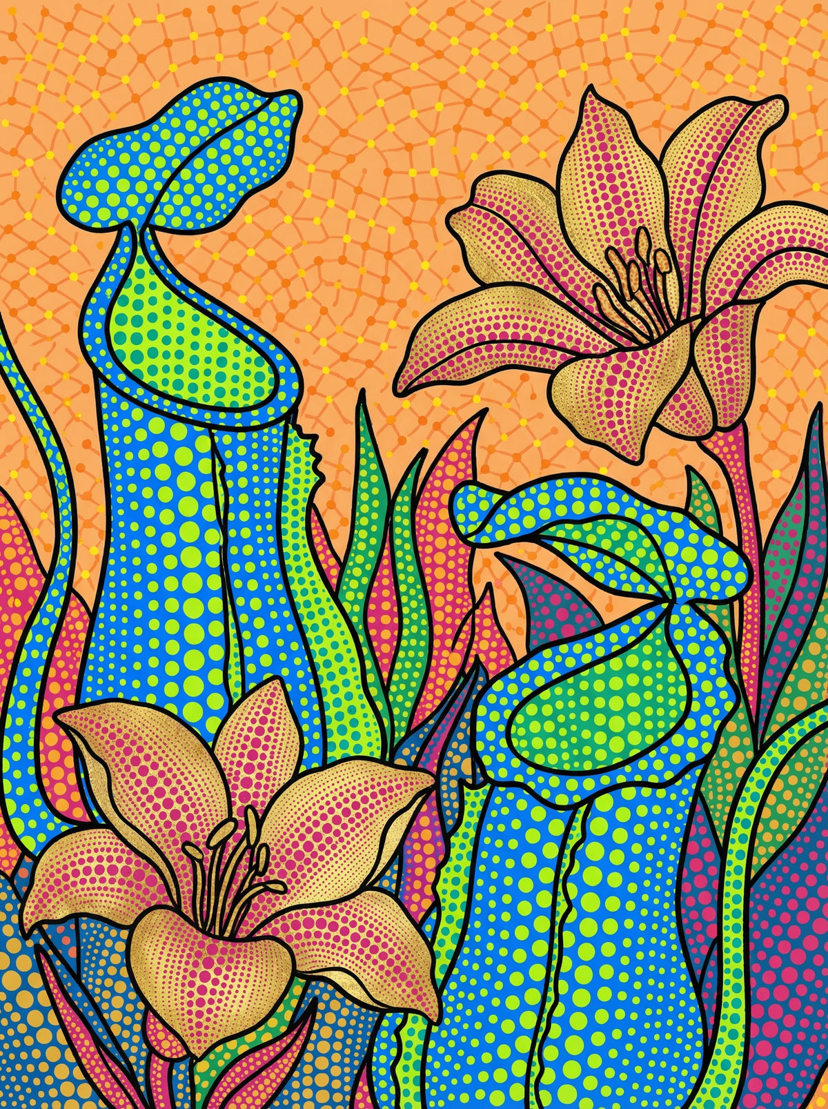 Poster in black frame