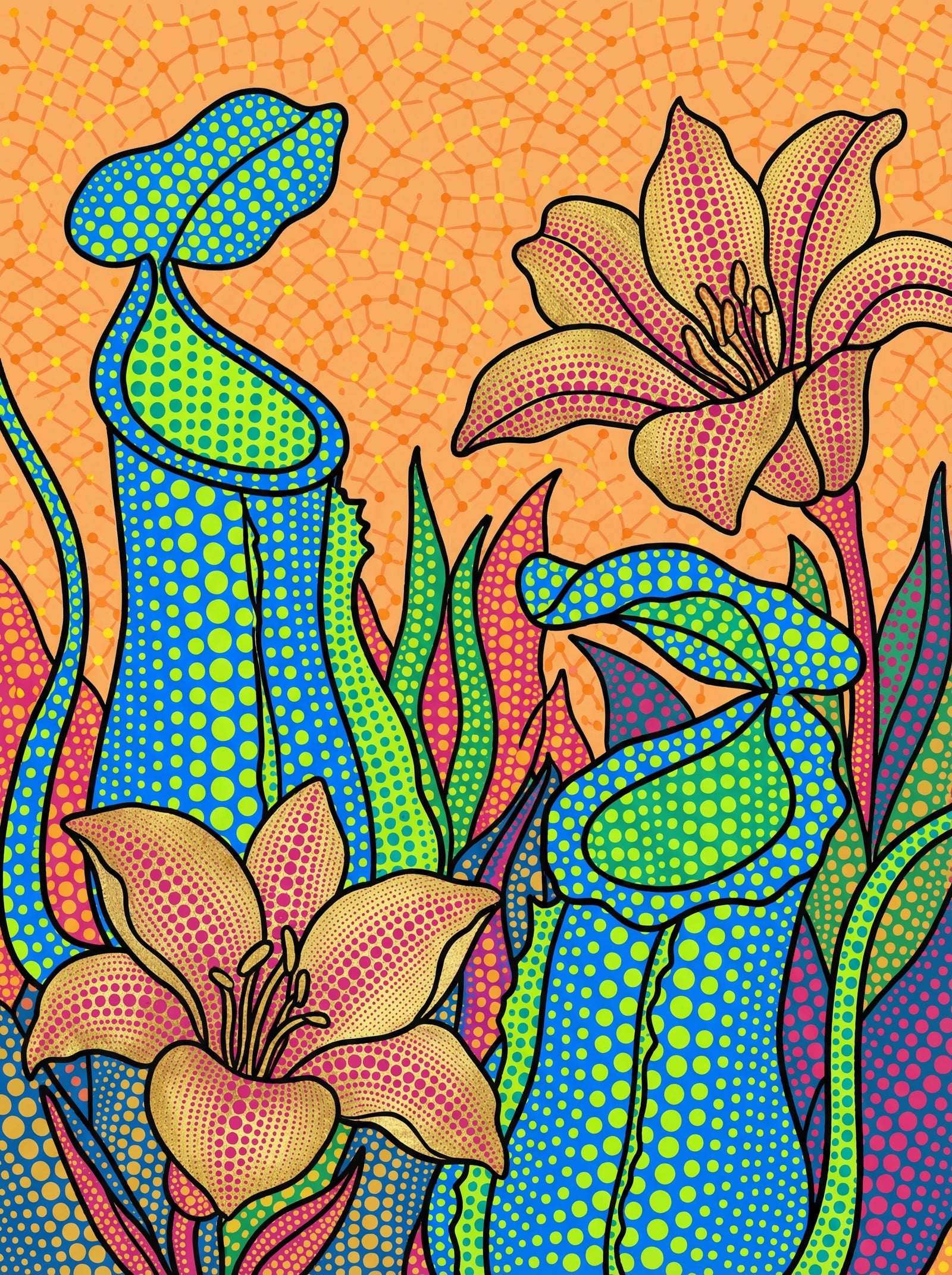 Poster in black frame