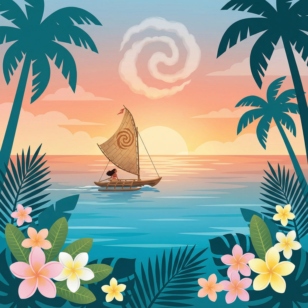 Poster in black frame