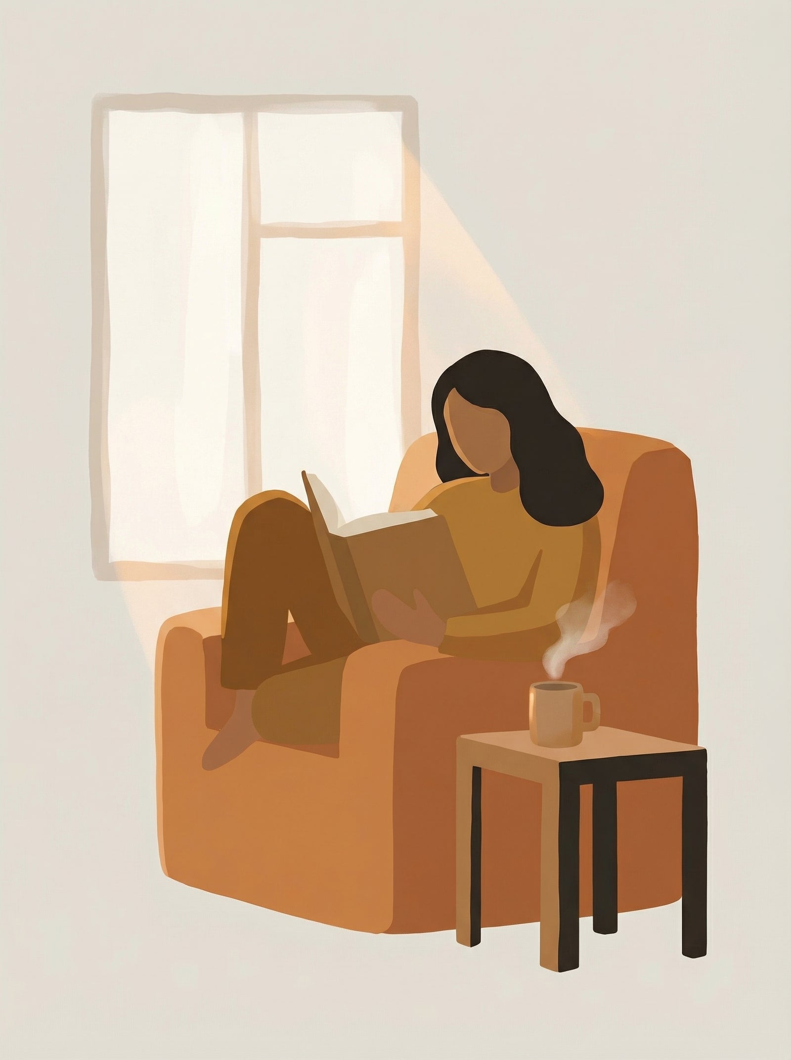 Poster in black frame