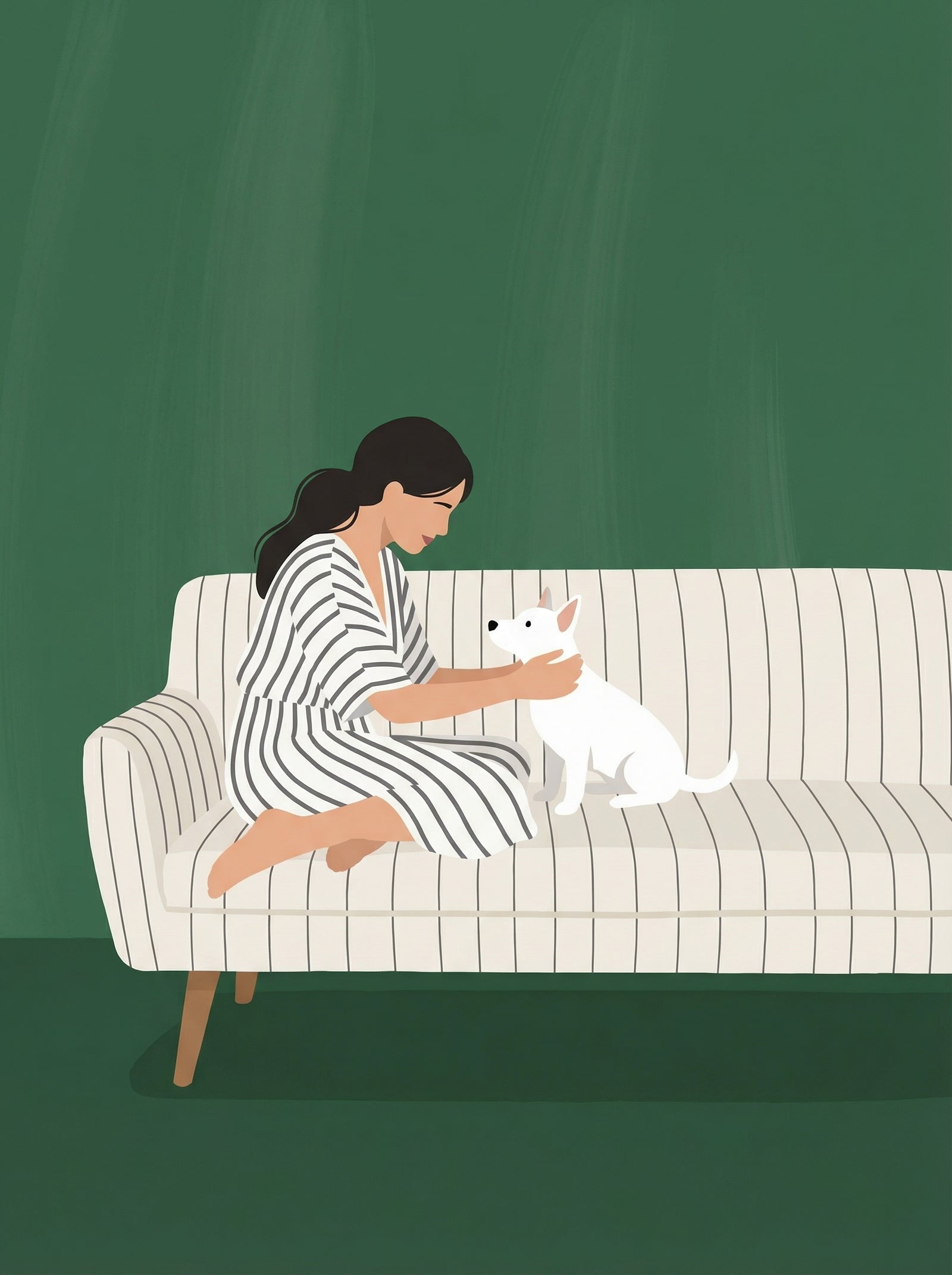 Poster in black frame