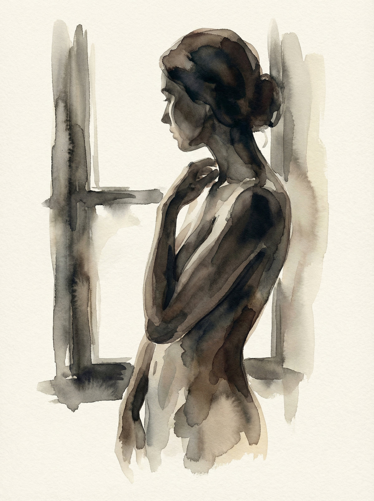 Poster in black frame