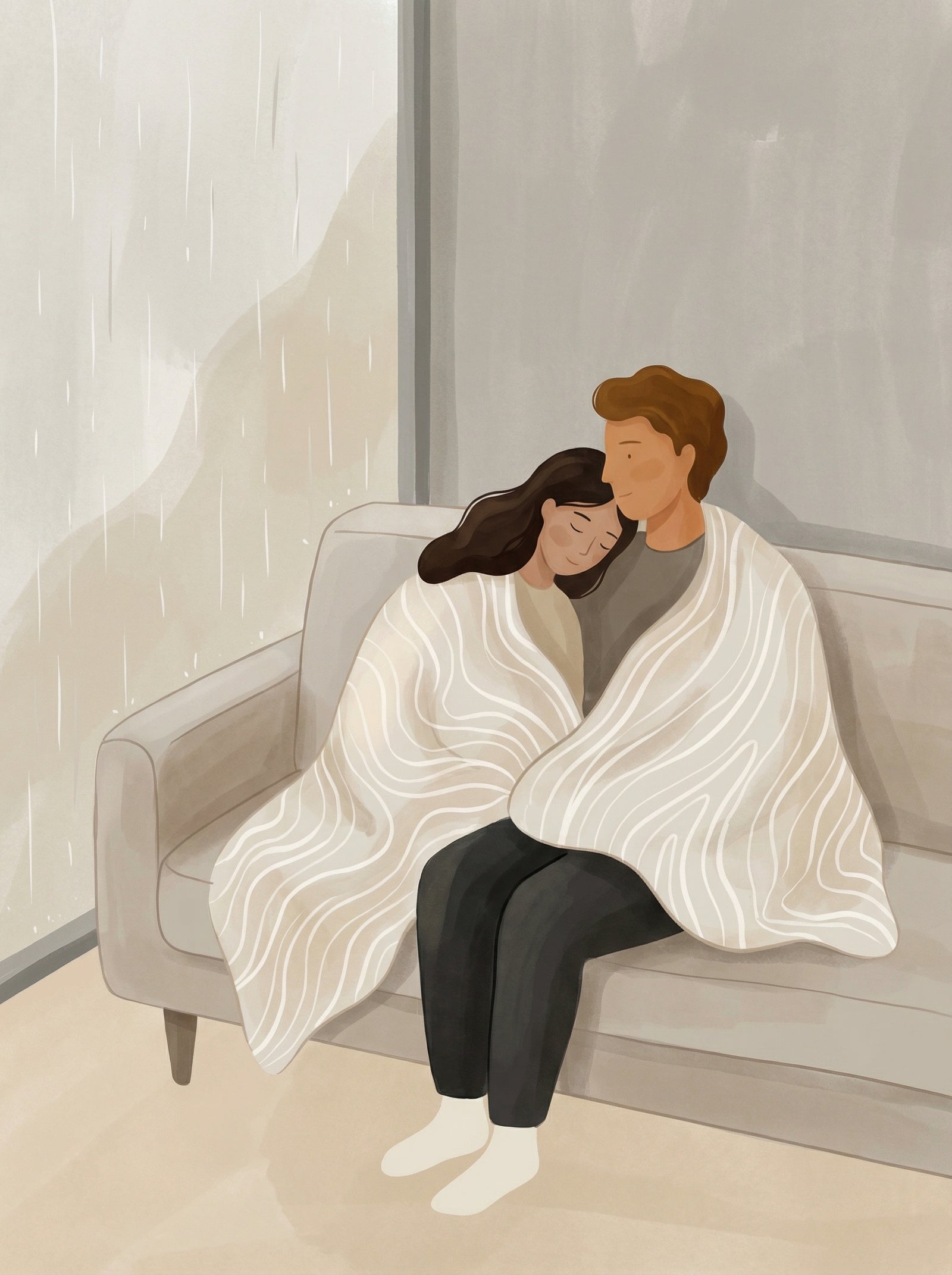 Poster in black frame