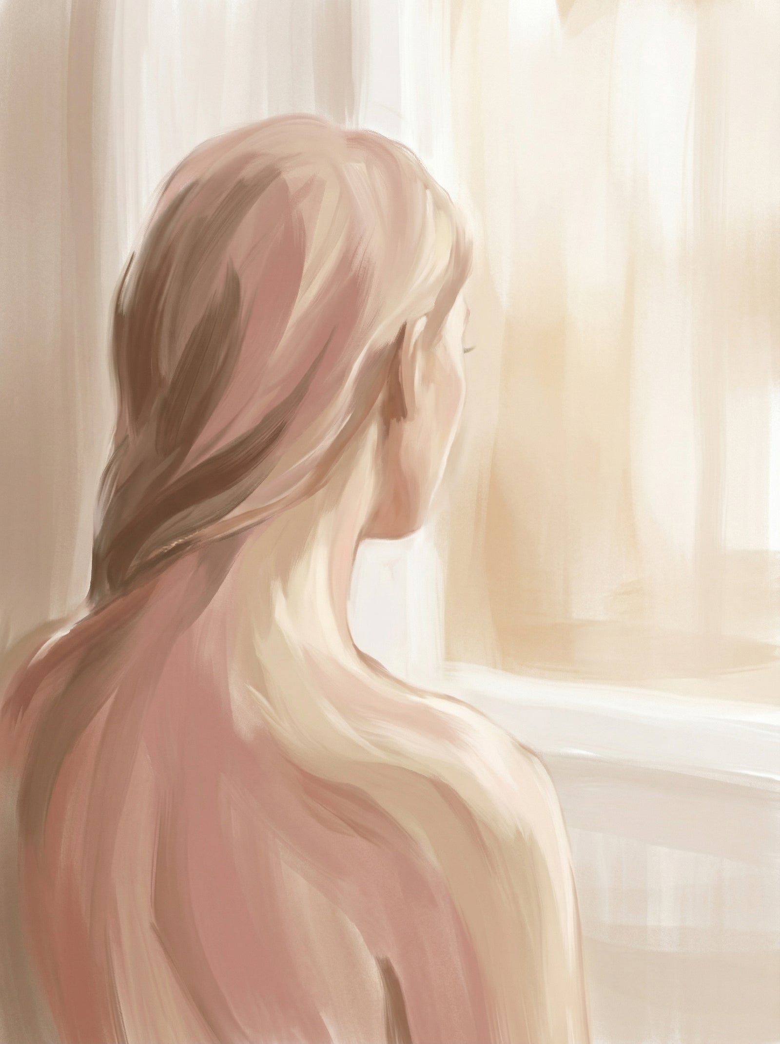 Poster in black frame