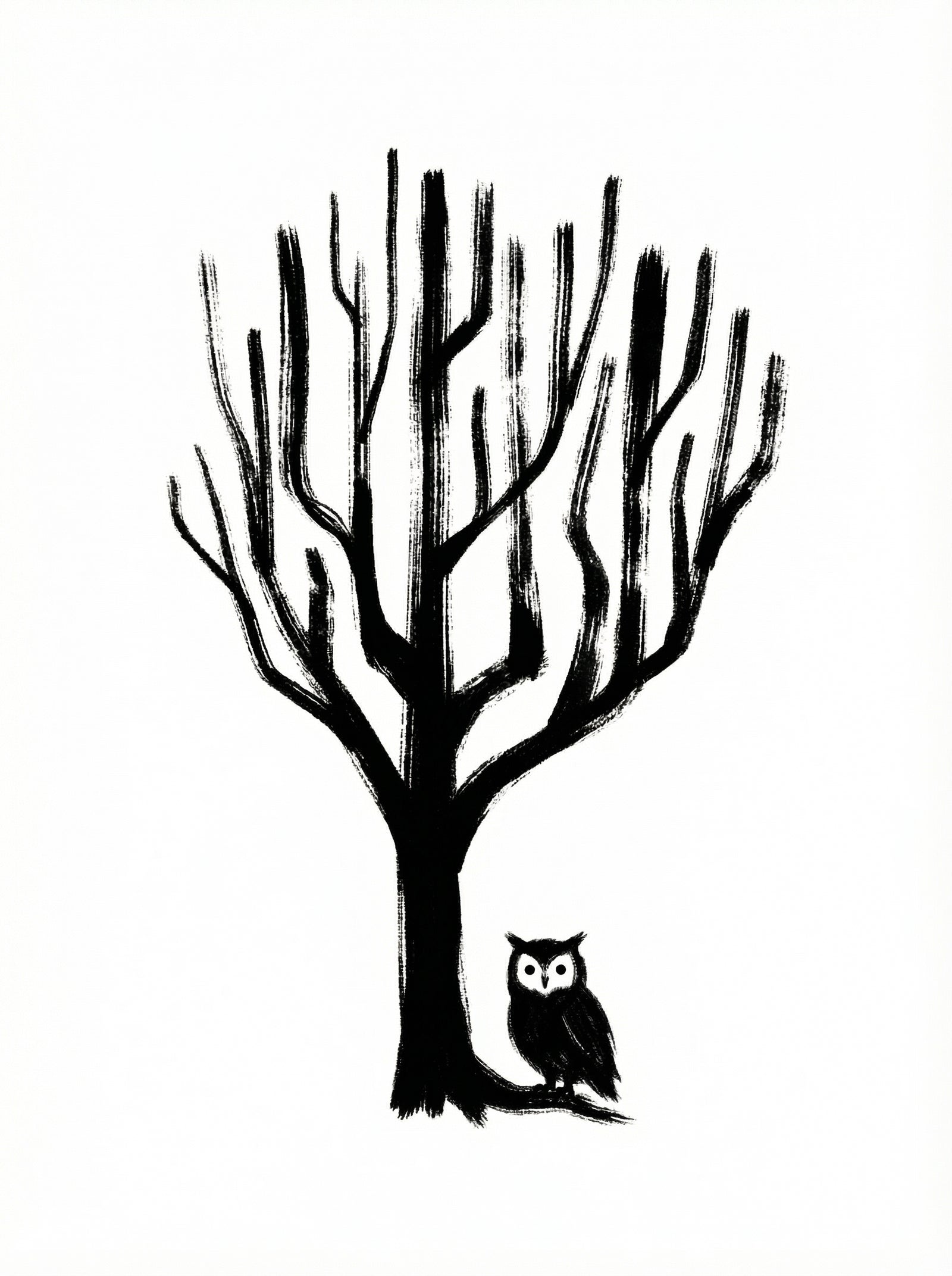 Poster in black frame