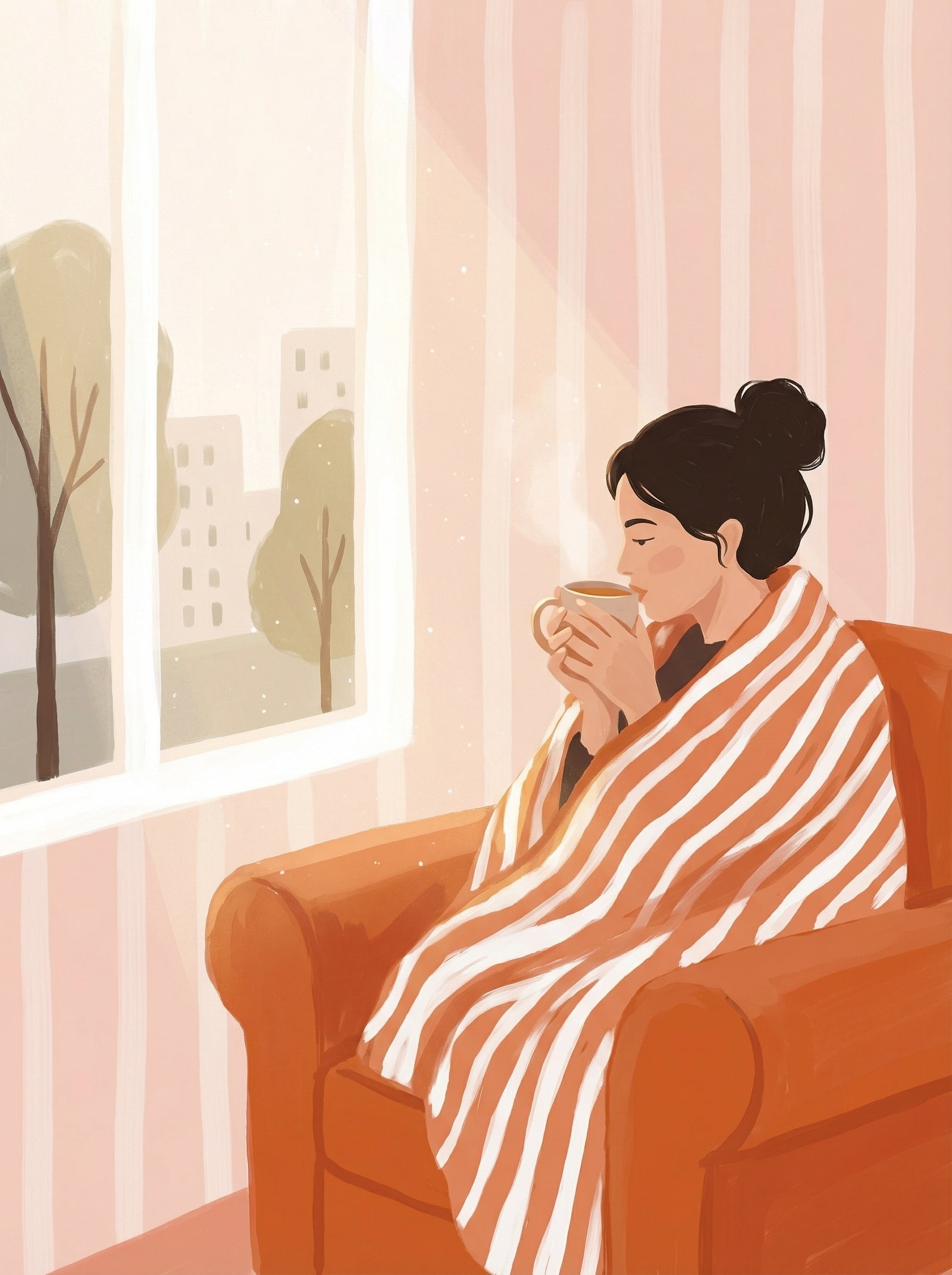 Poster in black frame