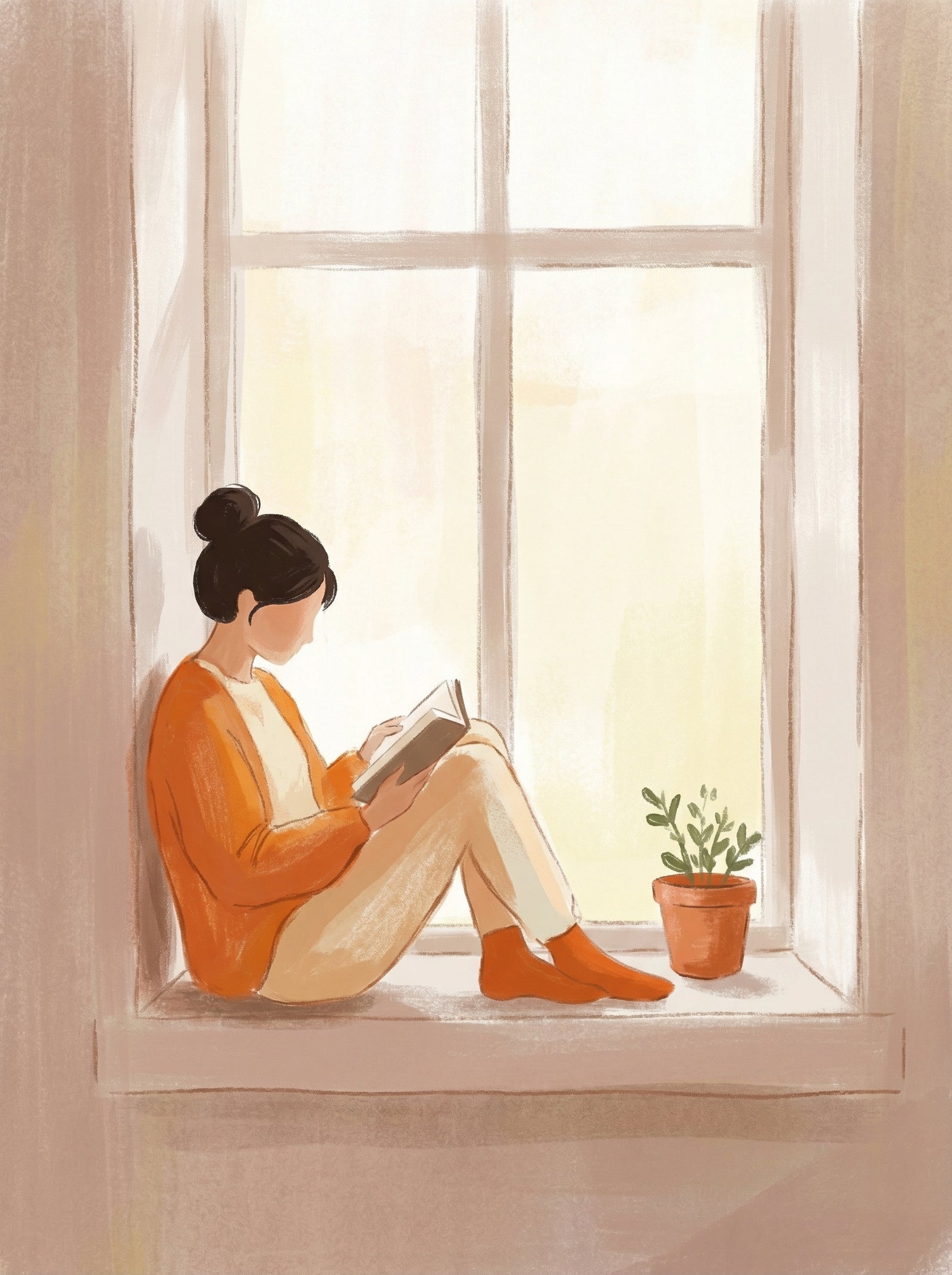 Poster in black frame