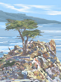 Poster Quiet Sentinel, 17 Mile Drive, California – poster e stampa artistica