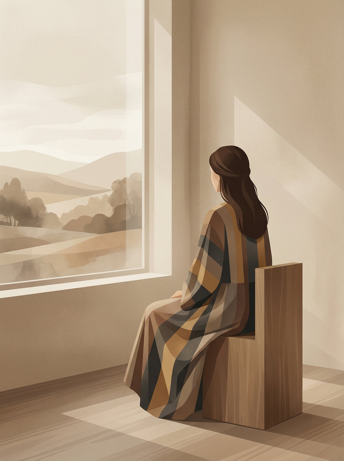 Poster in black frame