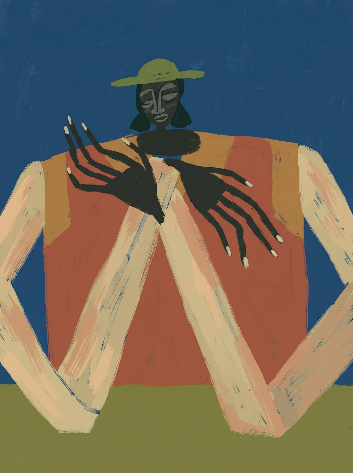 Poster in black frame