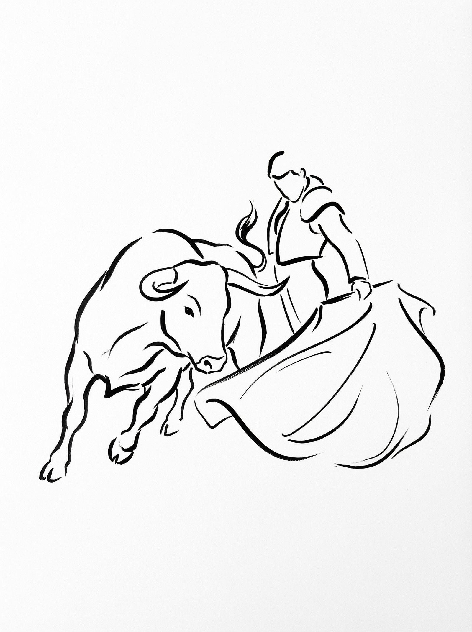 Poster in black frame