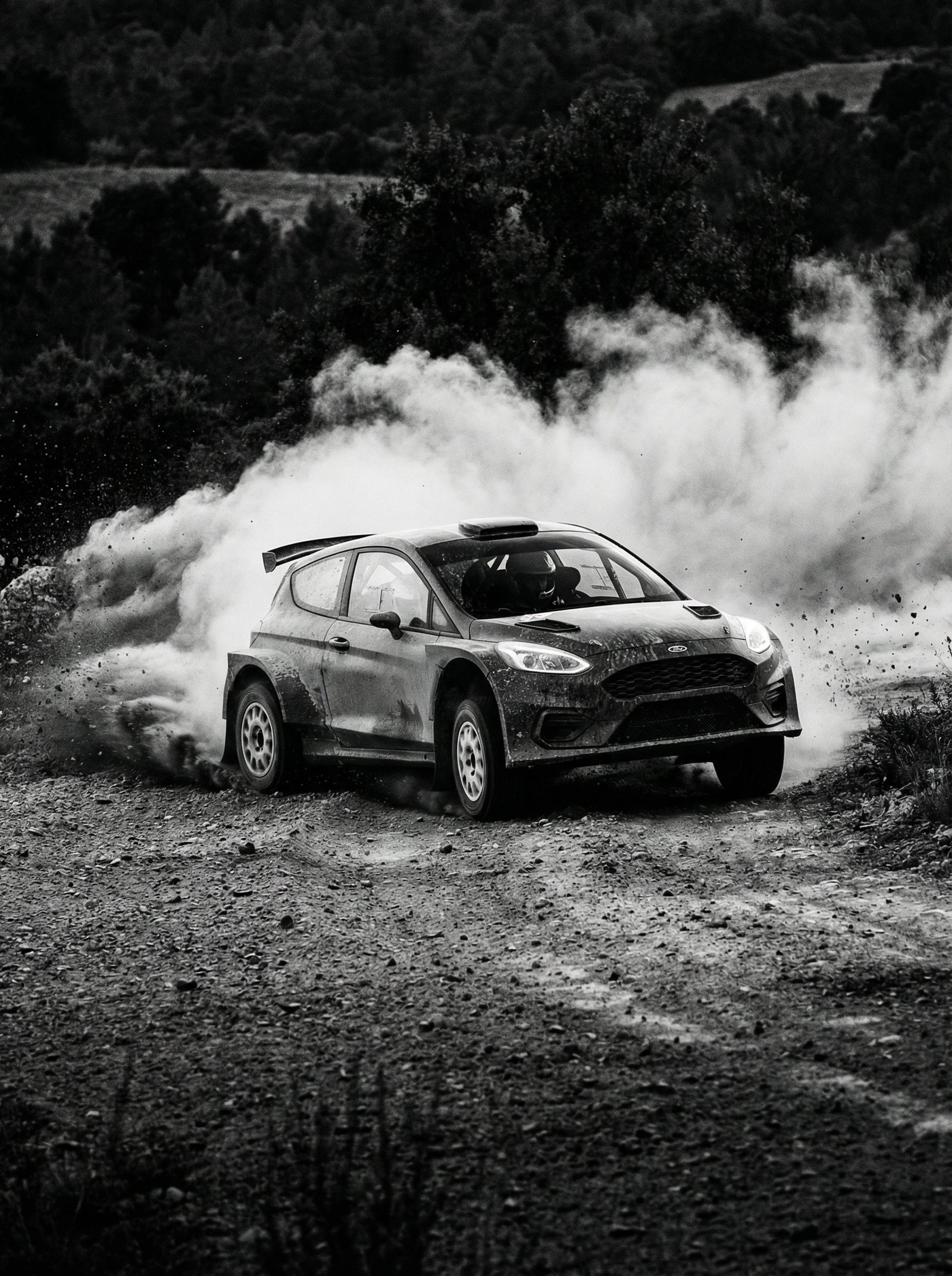 Poster in black frame