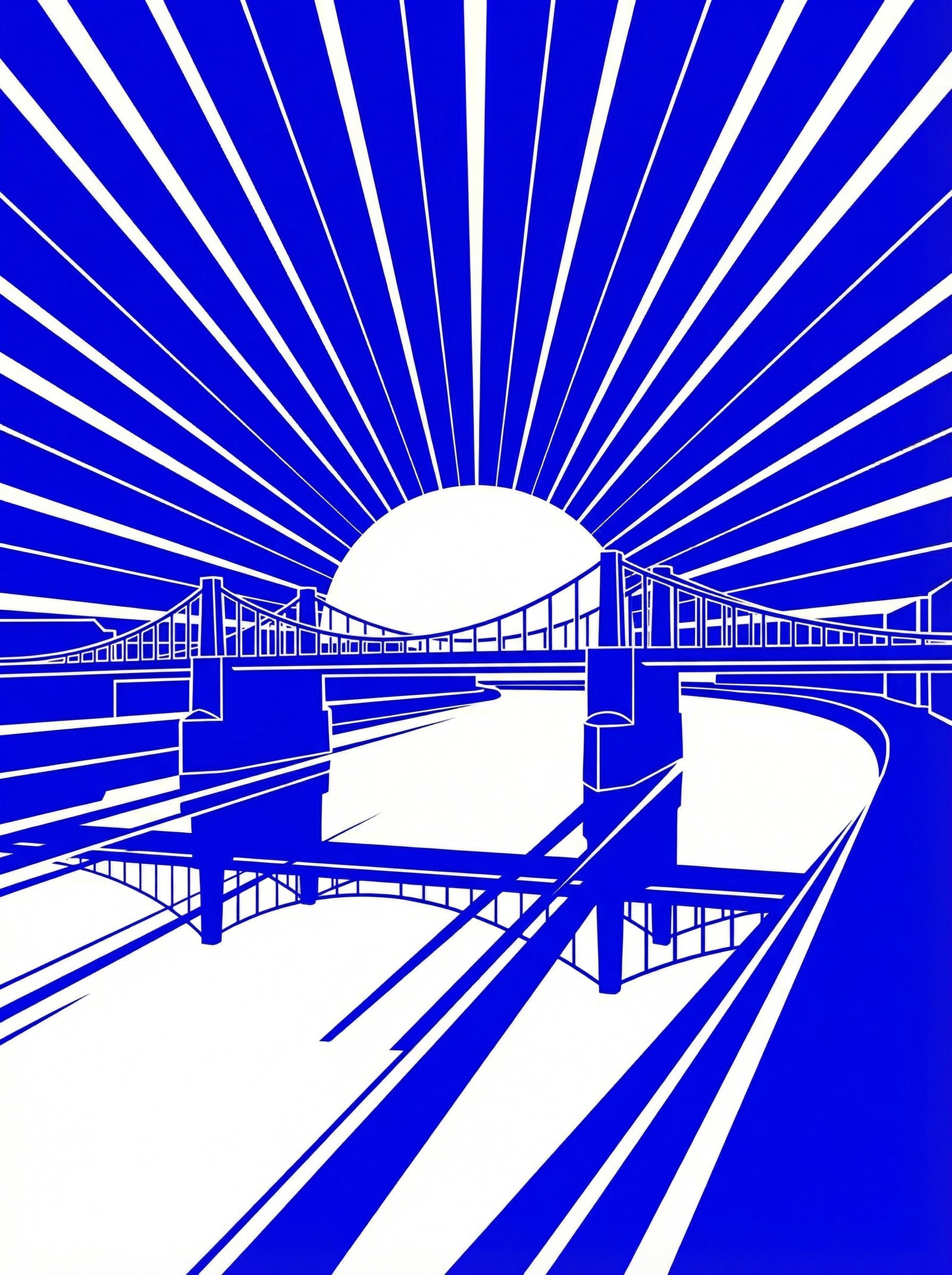 Poster in black frame