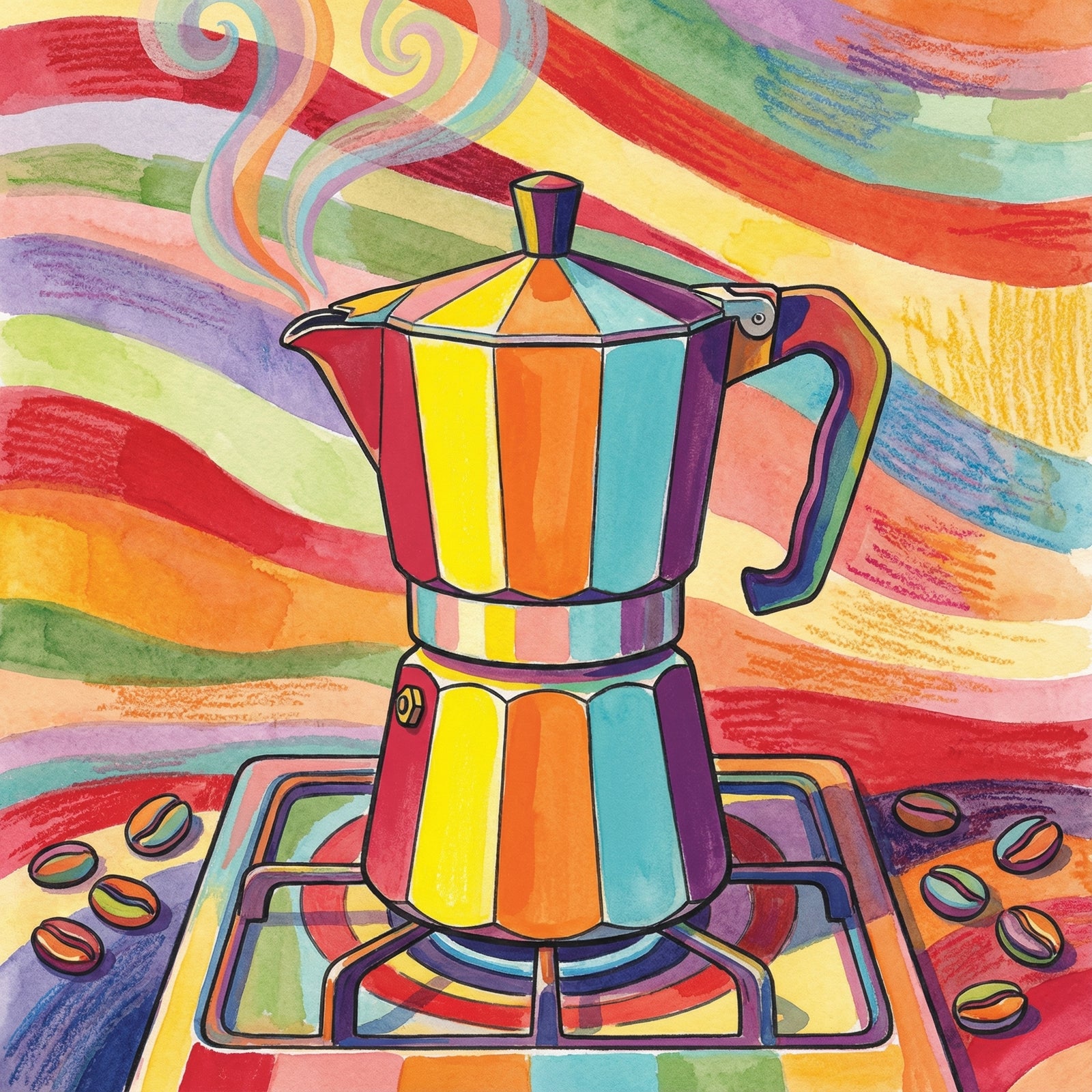 Poster in black frame