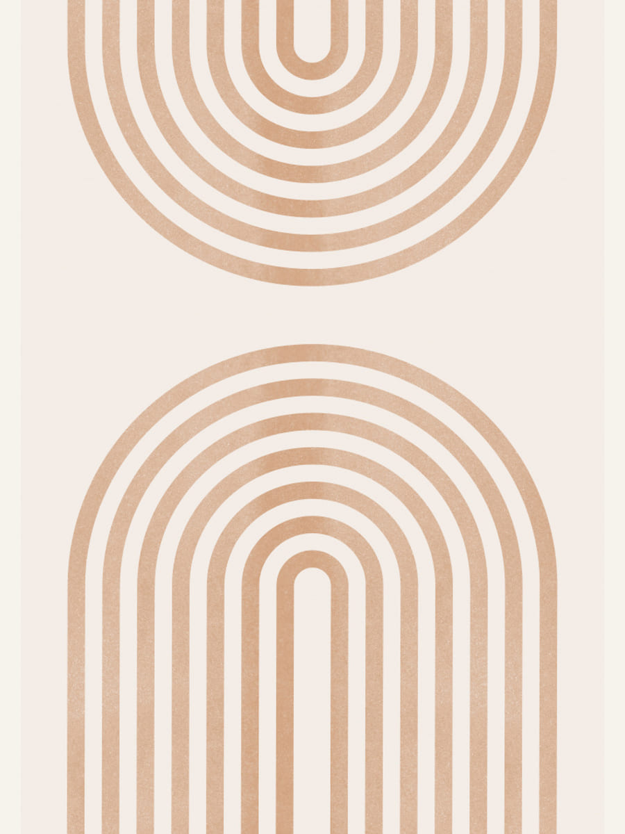 Rainbow Lines 2 Poster – plakat og kunsttryk