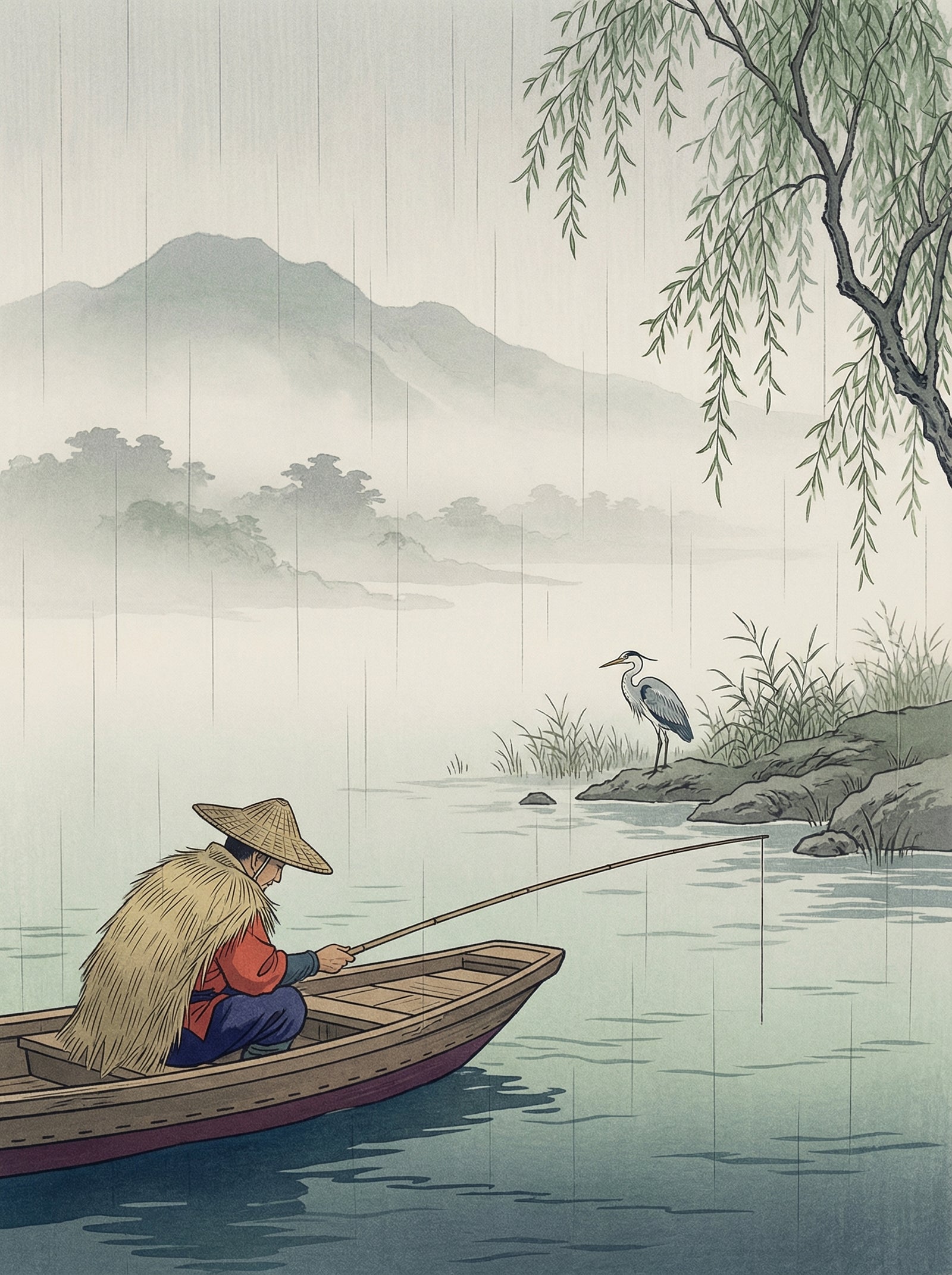 Poster in black frame