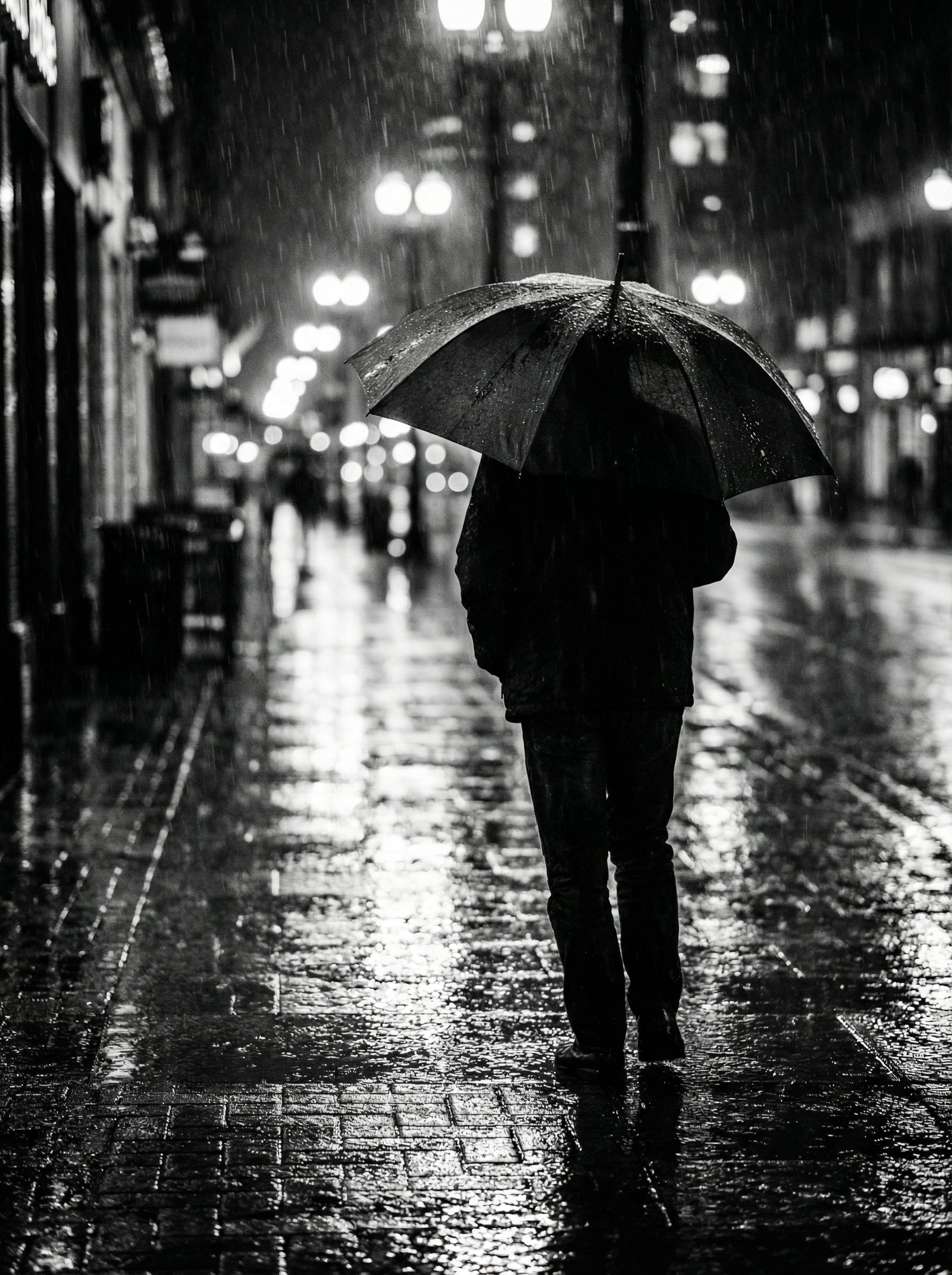 Poster in black frame