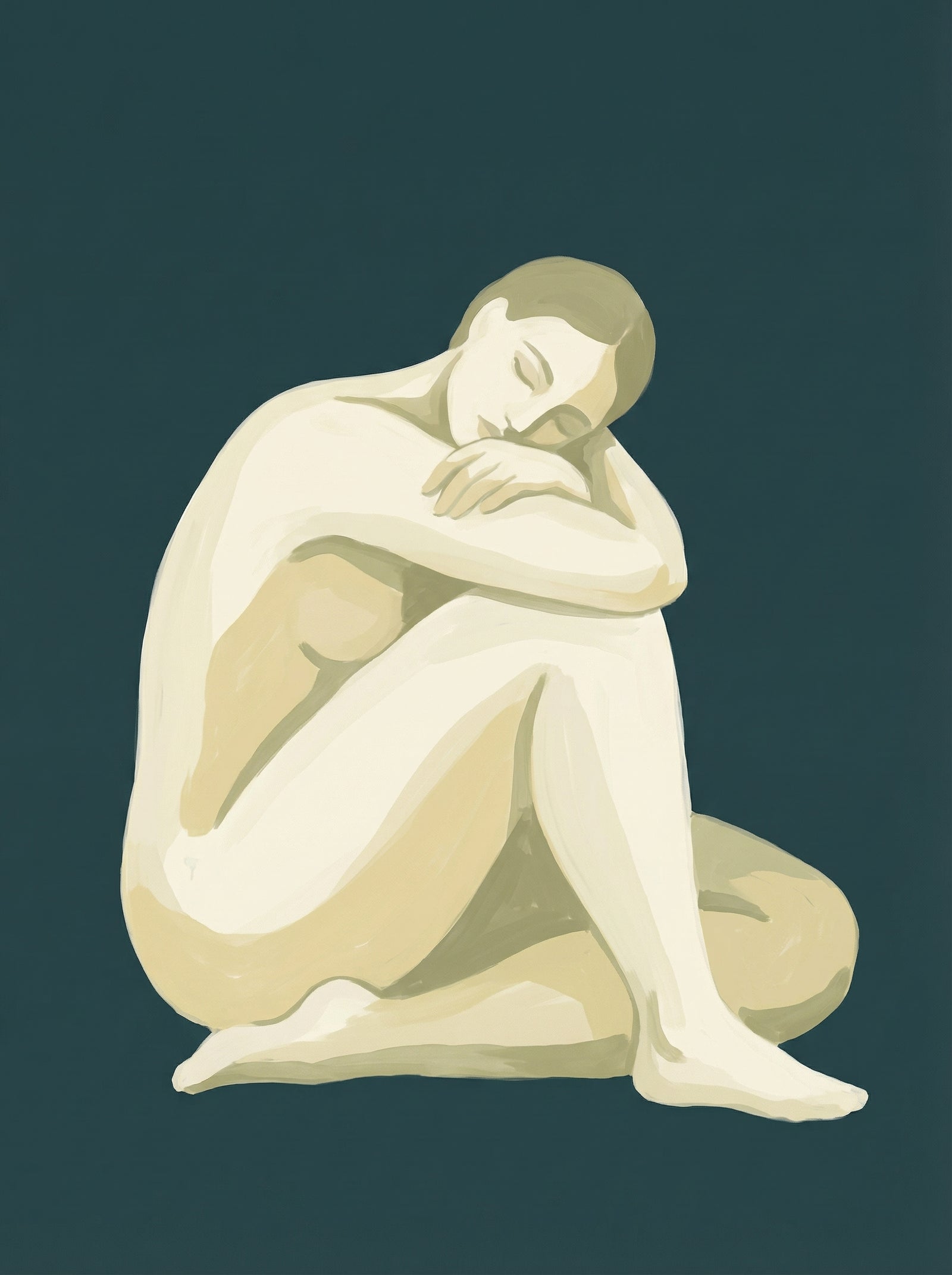 Poster in black frame