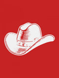 Plakat Red Cowboy Hat – plakat i druk artystyczny
