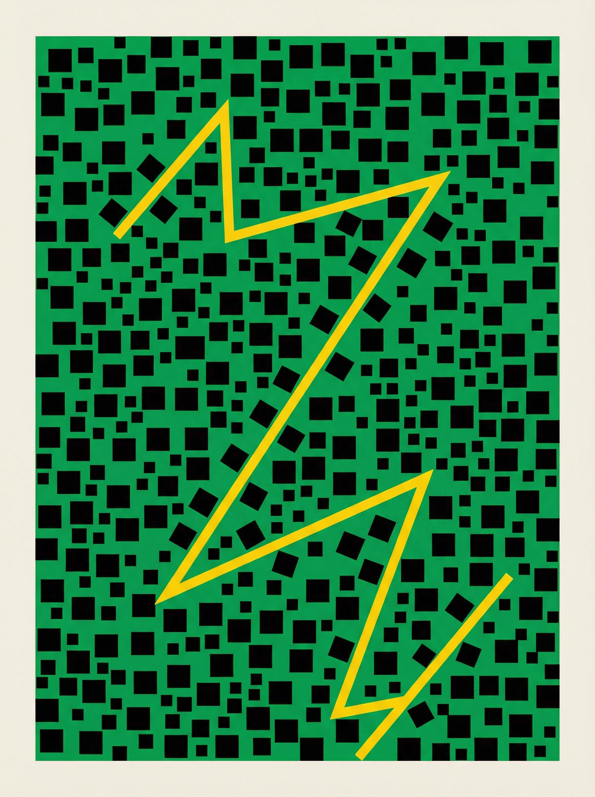 Poster in black frame