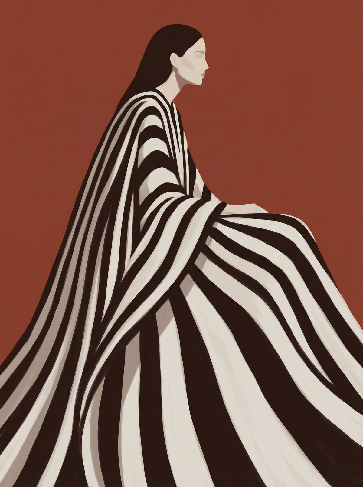 Poster in black frame