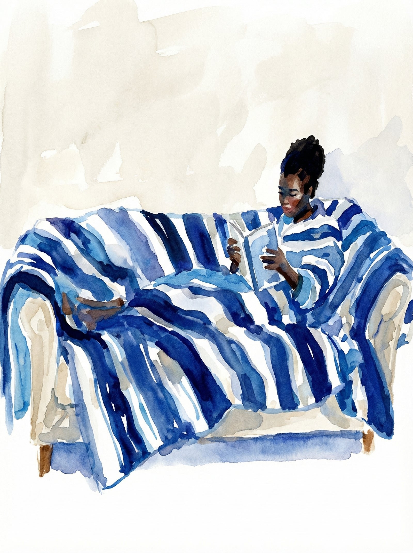 Poster in black frame